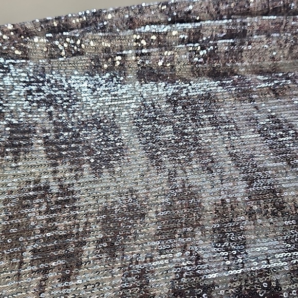 NWT Free People Gold Rush Long Sleeve Lustrous Sequin Top XL - Picture 12 of 14